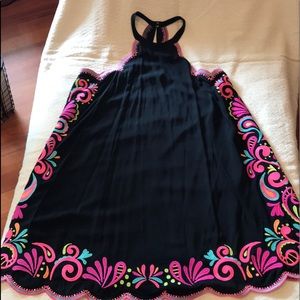 Lilly Pulitzer cotton black racerback dress NWT